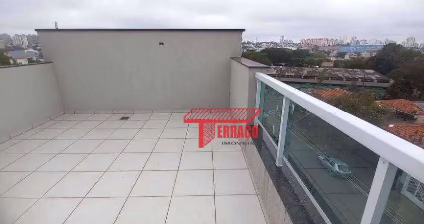 Cobertura com 2 dormitórios à venda, 43 m² por r$ 440.000,00 - vila scarpelli - santo andré/sp