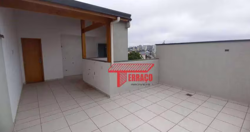 Cobertura com 2 dormitórios à venda, 41 m² por r$ 420.000,00 - vila scarpelli - santo andré/sp