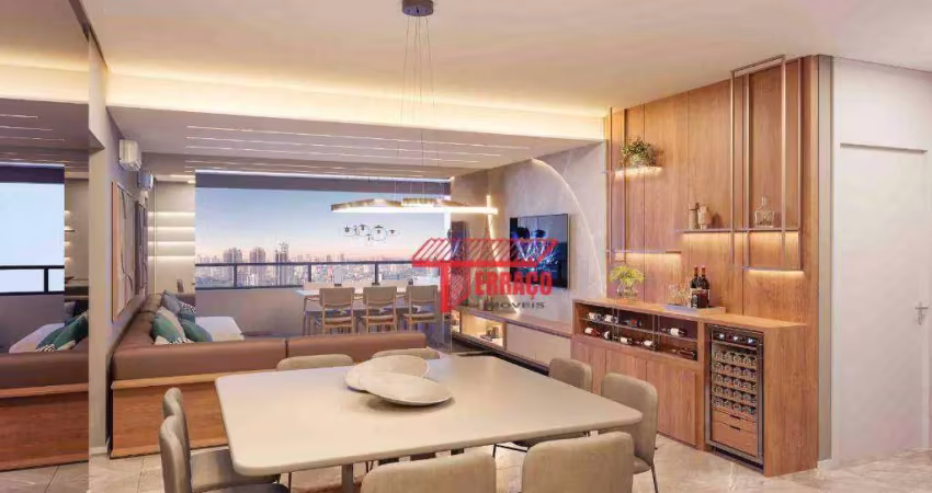 Apartamento com 3 dormitórios à venda, 151 m² por r$ 1.696.000,00 - jardim do mar - são bernardo do campo/sp