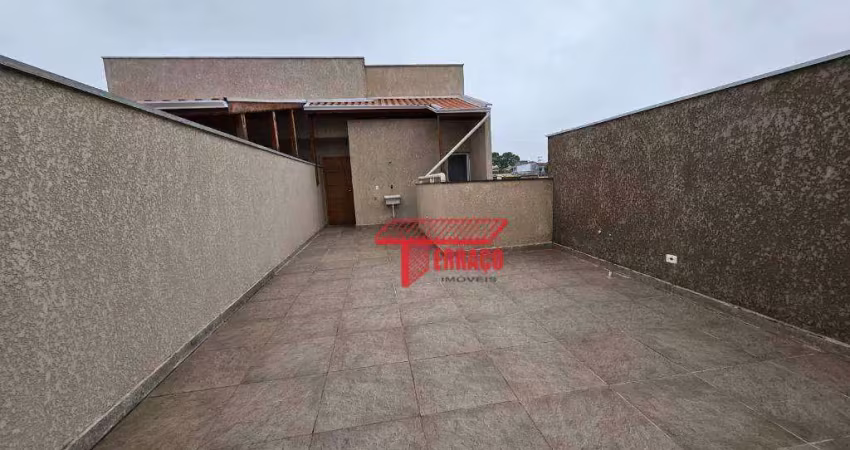 Cobertura com 2 dormitórios à venda, 105 m² por r$ 420.000,00 - jardim do estádio - santo andré/sp