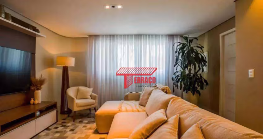 Sobrado com 2 dormitórios à venda, 131 m² por r$ 1.050.000,00 - vila scarpelli - santo andré/sp