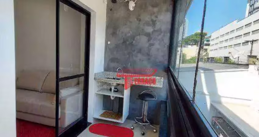 Apartamento com 2 dormitórios para alugar, 75 m² por r$ 4.600/mês - vila floresta - santo andré/sp