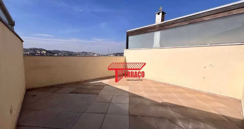 Cobertura com 2 dormitórios à venda, 76 m² por r$ 315.000,00 - vila junqueira - santo andré/sp