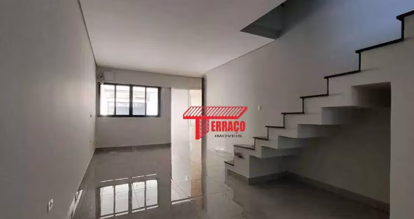 Sobrado com 3 dormitórios para alugar, 120 m²- jardim stella - santo andré/sp
