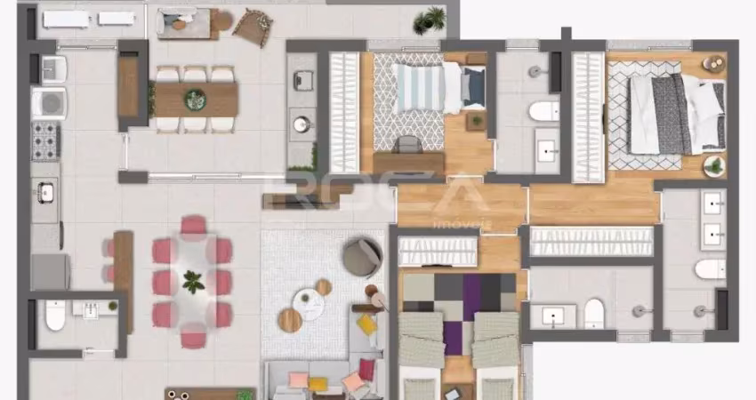 Venda de apartamentos / padrão na cidade de ribeirão preto