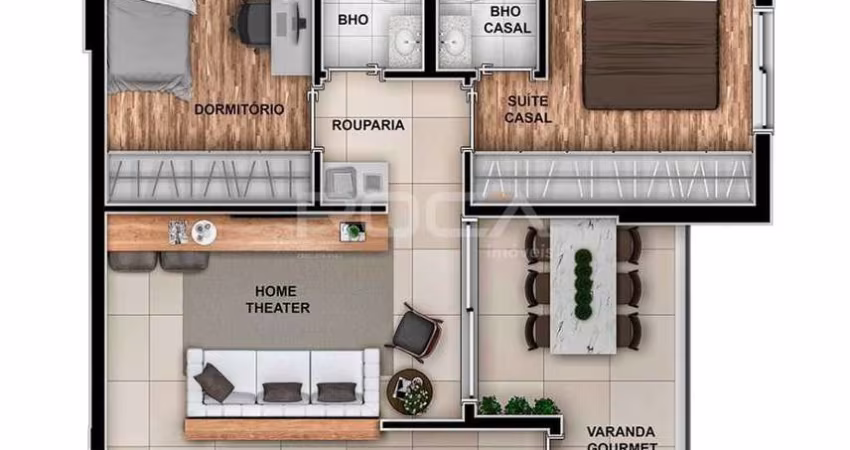 Apartamento com 2 quartos à venda no Jardim Botânico, Ribeirão Preto 