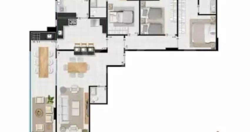 Venda de apartamentos / padrão na cidade de ribeirão preto