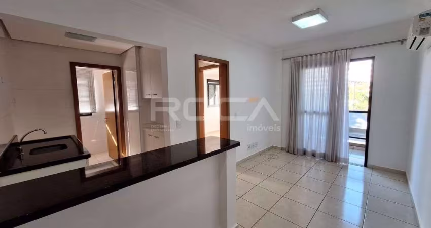 Apartamento à venda e locação com 1 dormitório no Jardim Palma Travassos em Ribeirão Preto.