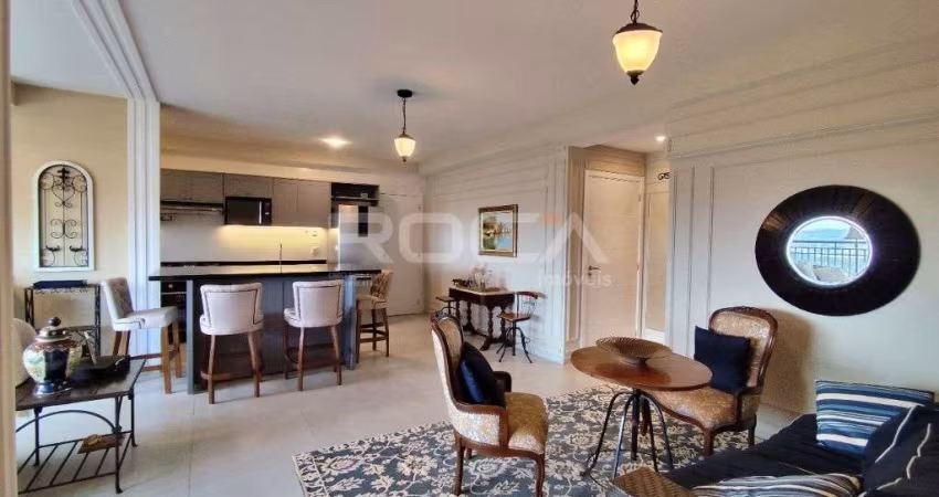 Apartamento alto padrão mobiliado e decorado com 3 suítes no Jardim Olhos D'Água em Ribeirão Preto