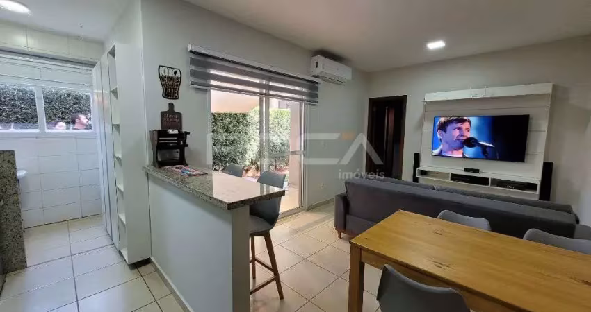 Apartamento térreo mobiliado à venda com 1 quarto no Jardim Botânico, em Ribeirão Preto.