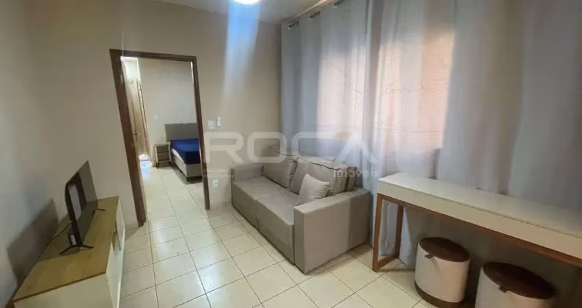 Apartamento mobiliado para alugar com 1 quarto, sendo 1 suíte no jardim califórnia, em ribeirão preto.