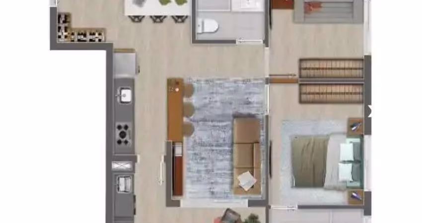 Apartamento com 2 quartos para alugar na Avenida Aruanã, 601, Tamboré, Barueri