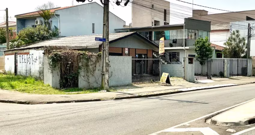 Terreno de esquina comercial e residencial | alto boqueirão