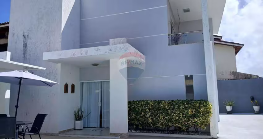 Venda de linda casa duplex em condomínio, com 4 quartos, 4 suítes, no loteamento miragem, em lauro de freitas/ba