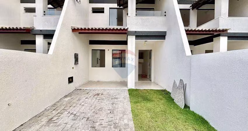 Casa duplex nova em stella maris - 3/4 com suite, condominio fechado
