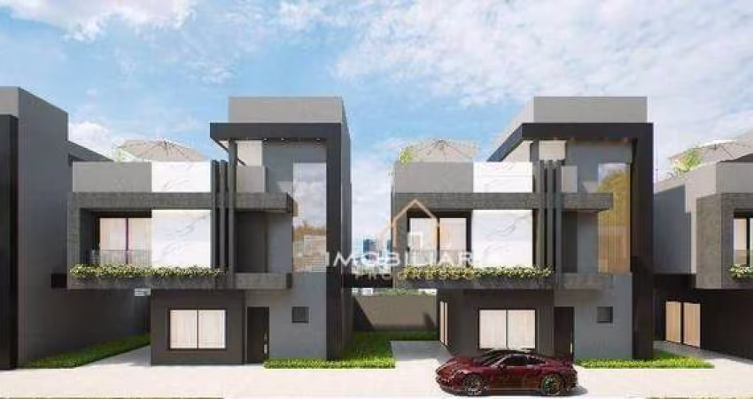 Sobrado com 3 dormitórios à venda, 155 m² por R$ 789.000,00 - Boqueirão - Curitiba/PR
