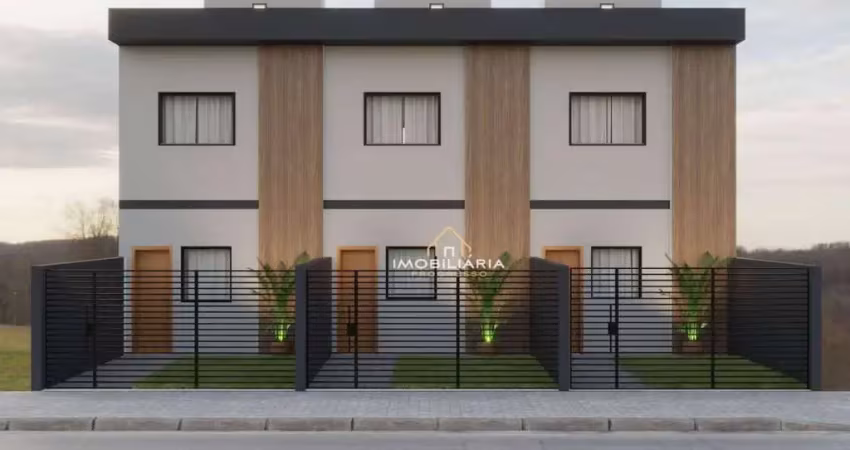 Sobrado com 2 dormitórios à venda, 48 m² por r$ 350.000 - pinheirinho - curitiba/pr