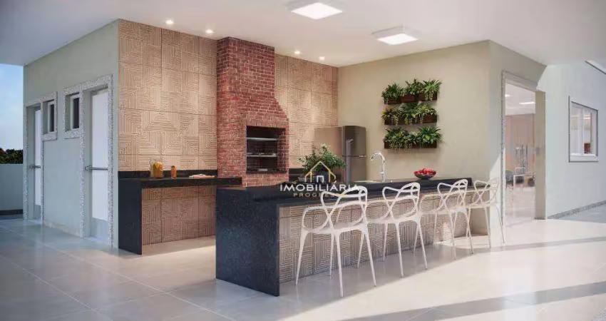 Apartamento com 2 dormitórios à venda, 47 m² por r$ 350.000,00 - cidade industrial - curitiba/pr