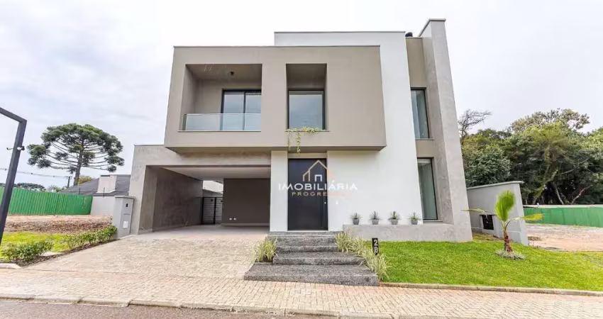 Casa com 3 dormitórios à venda, 310 m² por r$ 3.790.000 - santa felicidade - curitiba/pr