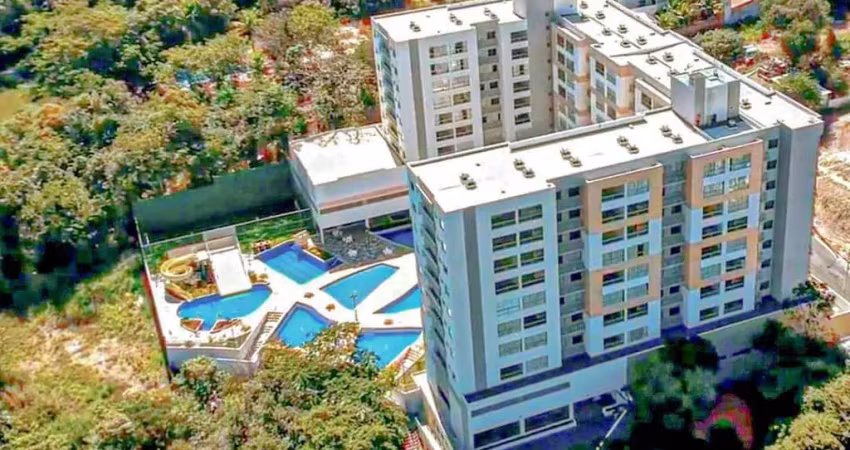 Apartamento com rio de água quente natural dentro do condomínio em rio quente - go, venda parcelada.