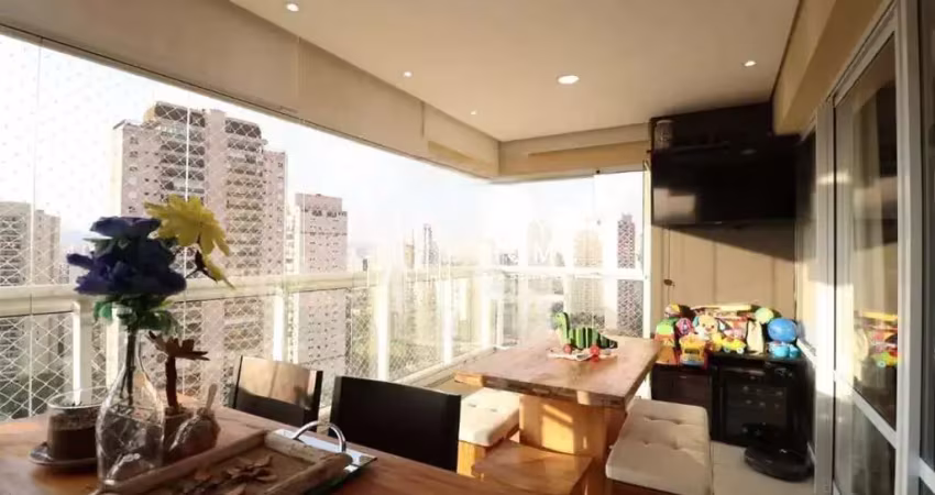 Apartamento com 3 dormitórios e varanda gourmet a venda na vila romana