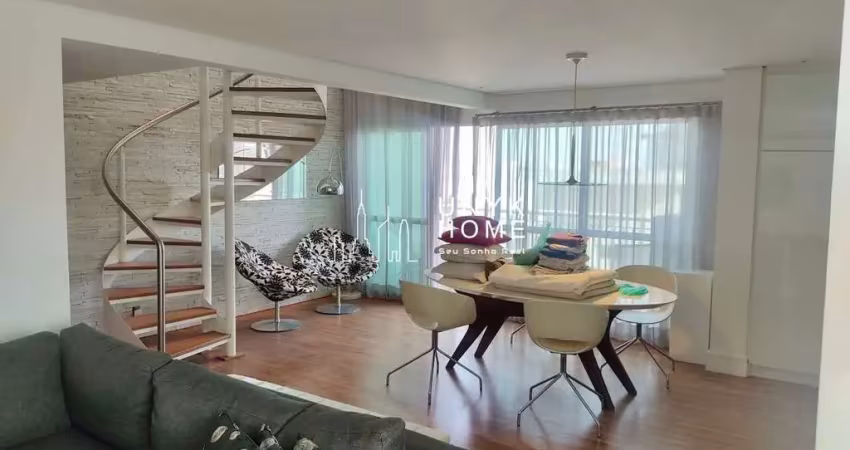Loft moderno e mobiliado para alugar na vila nova conceição - 104m², 2 vagas