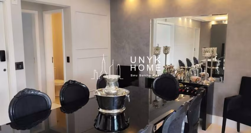 Apartamento a venda com varanda gourmet e 4  suítes em condomínio clube