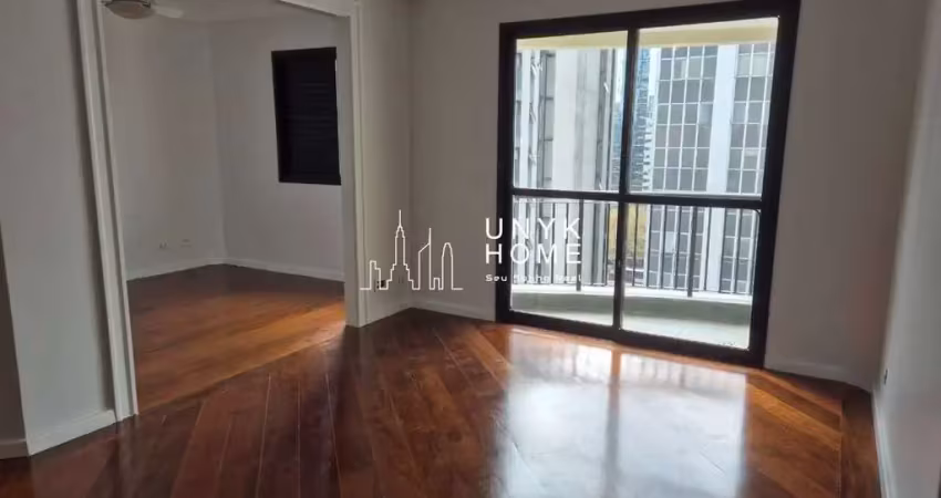Apartamento de 90 m2, com 2 vagas semi mobiliado no Itaim Bibi