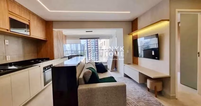 Apartamento novo de 59 m² no Modern Campo Belo / 2 dormitórios, varanda e 1 vaga.