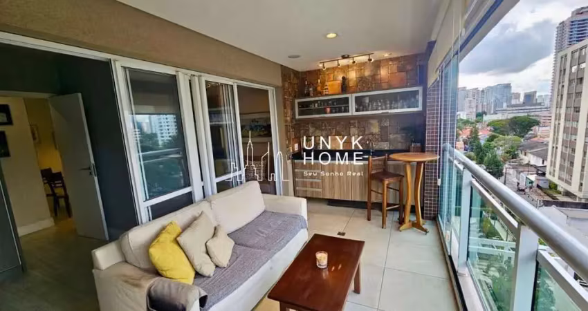 Apartamento mobiliado para locação no like brooklin - 72m², 2 dormitórios, 1 vaga e  varanda gourmet