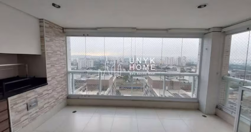 Apartamento para locação com varanda gourmet na vila romana
