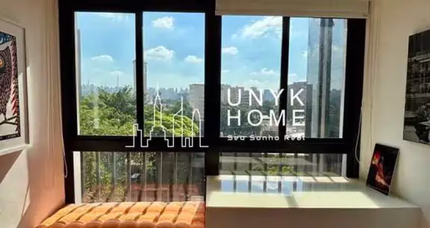 Apartamento mobiliado de 38m² com 1 dormitório e 1 vaga / itaim bibi