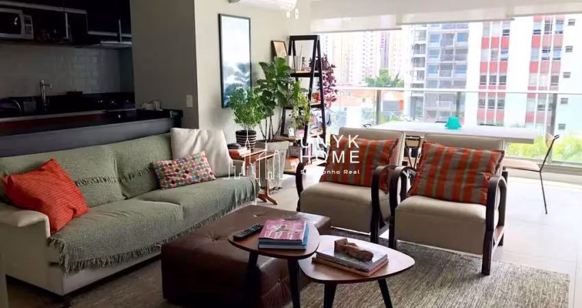 Apartamento clean e moderno na vila olímpia com 2 suítes, 80m² e  2 vagas.