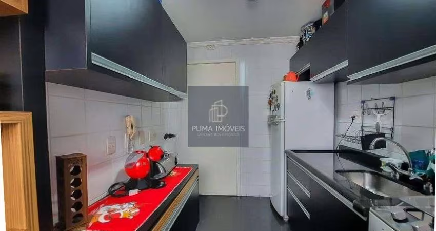 80 m ² Aú , 03 dormitórios, 01 Suíte, 02 vagas garagem-  todo mobiliado!