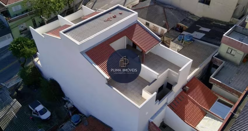 Novo- Linda Cobertura 86m² Jd Alvorada- Santo André