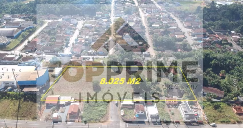 LINDA ÁREA COM 8 MIL METROS QUADRADOS NO BAIRRO ITINGA ARAQUARI SC