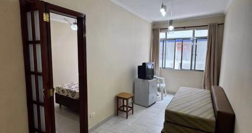 Apartamento 1 quarto com garagem, no Canto do Forte em Praia Grande