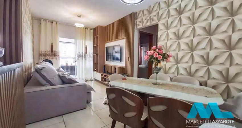 Apartamento de 2 quartos, sacada gourmet, guilhermina em praia grande