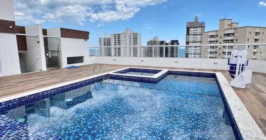 Apartamento 1 quarto, sacada ampla, piscina, na Caiçara em Praia Grande