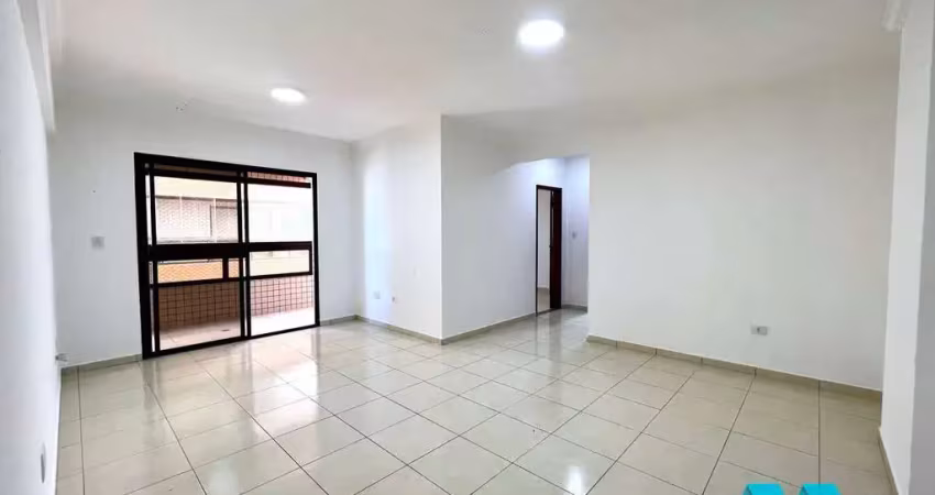 Apartamento 2 quartos com sacada e vista mar na caiçara em praia grande