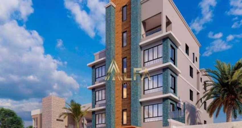 apenas 200 m mar.Apartamento com 2 dormitórios à venda, 75 m² por R$ 610.000 - Itacolomi - Balneário Piçarras/SC