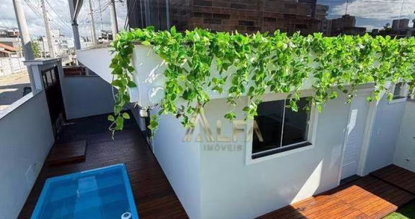 Sobrado com piscina e 3 dormitórios à venda, 125 m² por R$ 880.000 - Itacolomi - Balneário Piçarras/SC