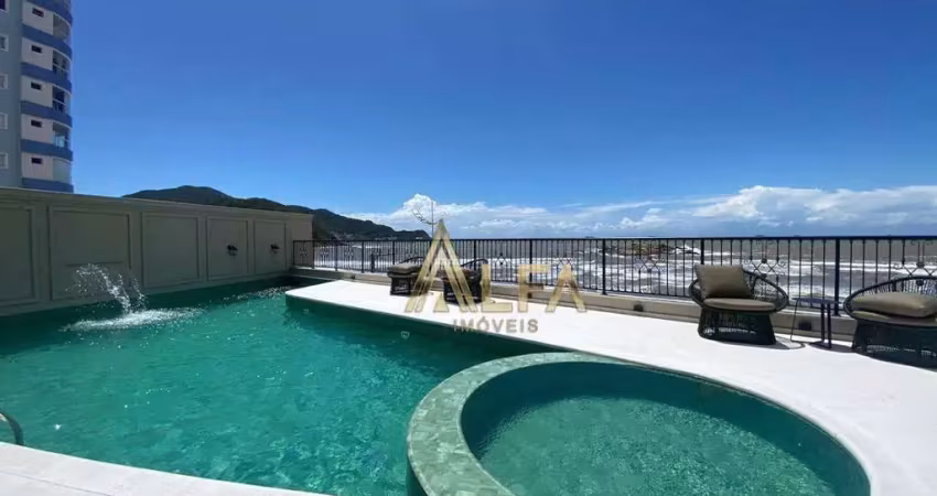 Apartamento frente mar / com 3 suítes à venda, 141 m² por r$ 2.000.000 - gravatá - navegantes/sc