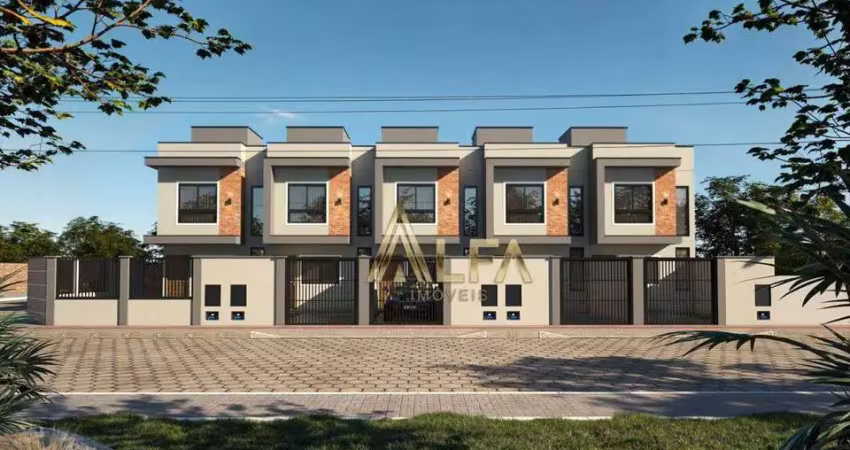 Sobrado com 2 suítes  à venda, 76 m² por r$ 550.000 - gravatá - navegantes/sc