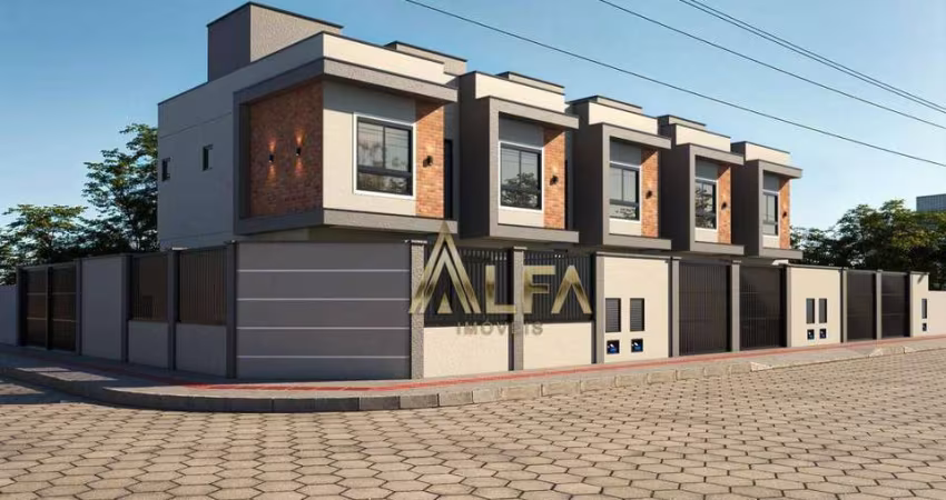 Sobrado com 2 suítes  à venda, 76 m² por R$ 550.000 - Gravatá - Navegantes/SC