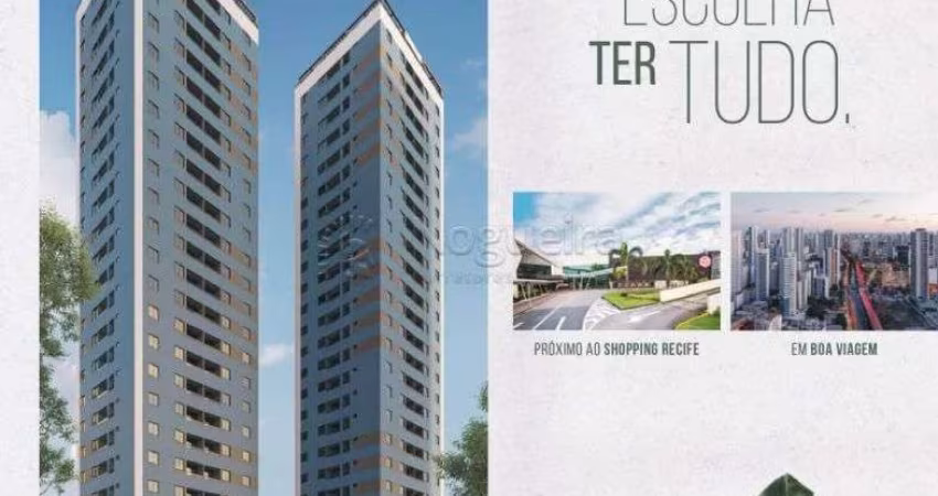 Excelente apartamento em construção localização no bairro de Boa Viagem, com 44,81m² de área útil.