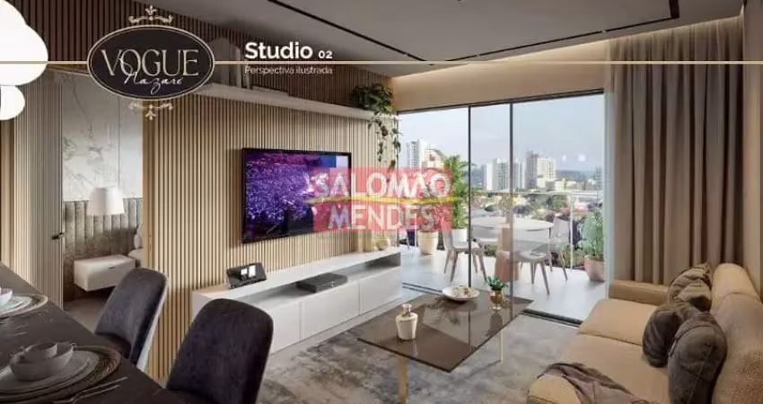 Lançamento à venda 1 quarto, 1 vaga, 49.79m², nazaré, belém - pa