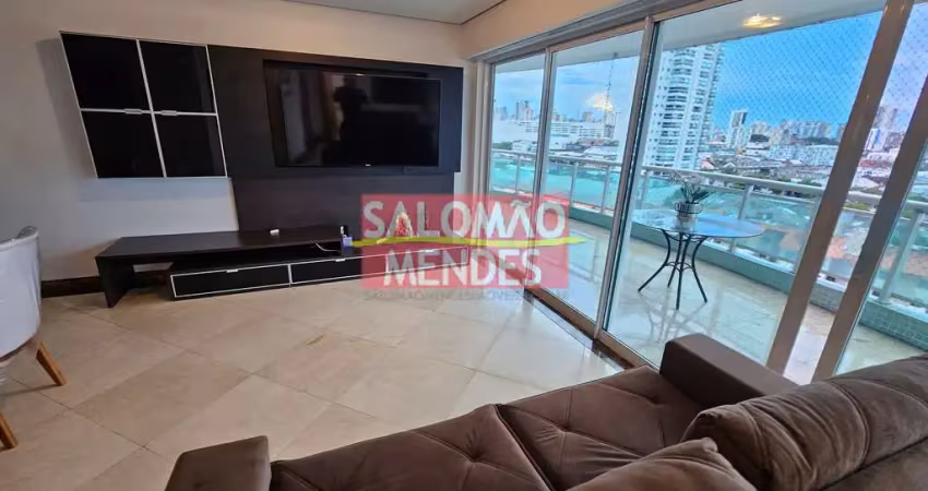 Apartamento vista baia, um por andar, 03 suítes, gabinete, 03 vagas