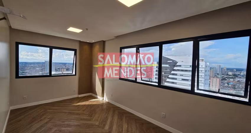 Sala decorada no Ayra Tower. Andar Alto, Excelente iluminção
