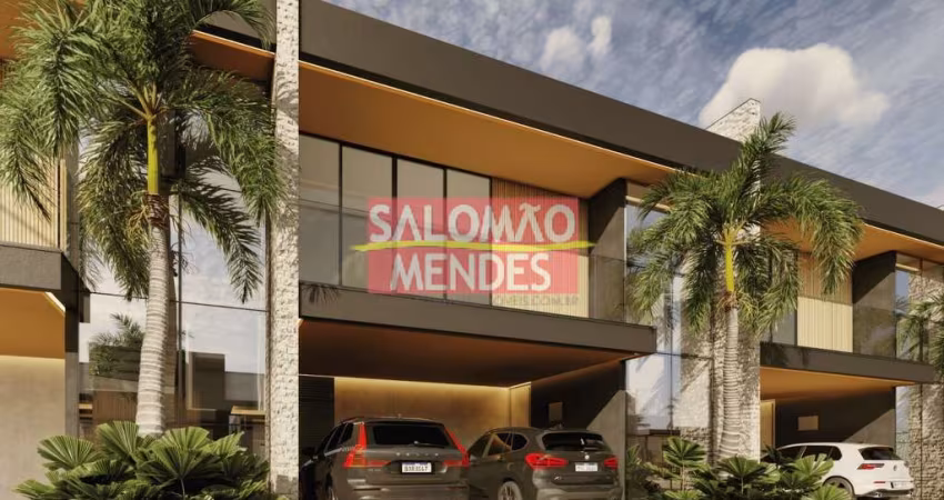 Casa Condomínio segurança 24hs, clube completo, 3 suítes, 2 vagas.
